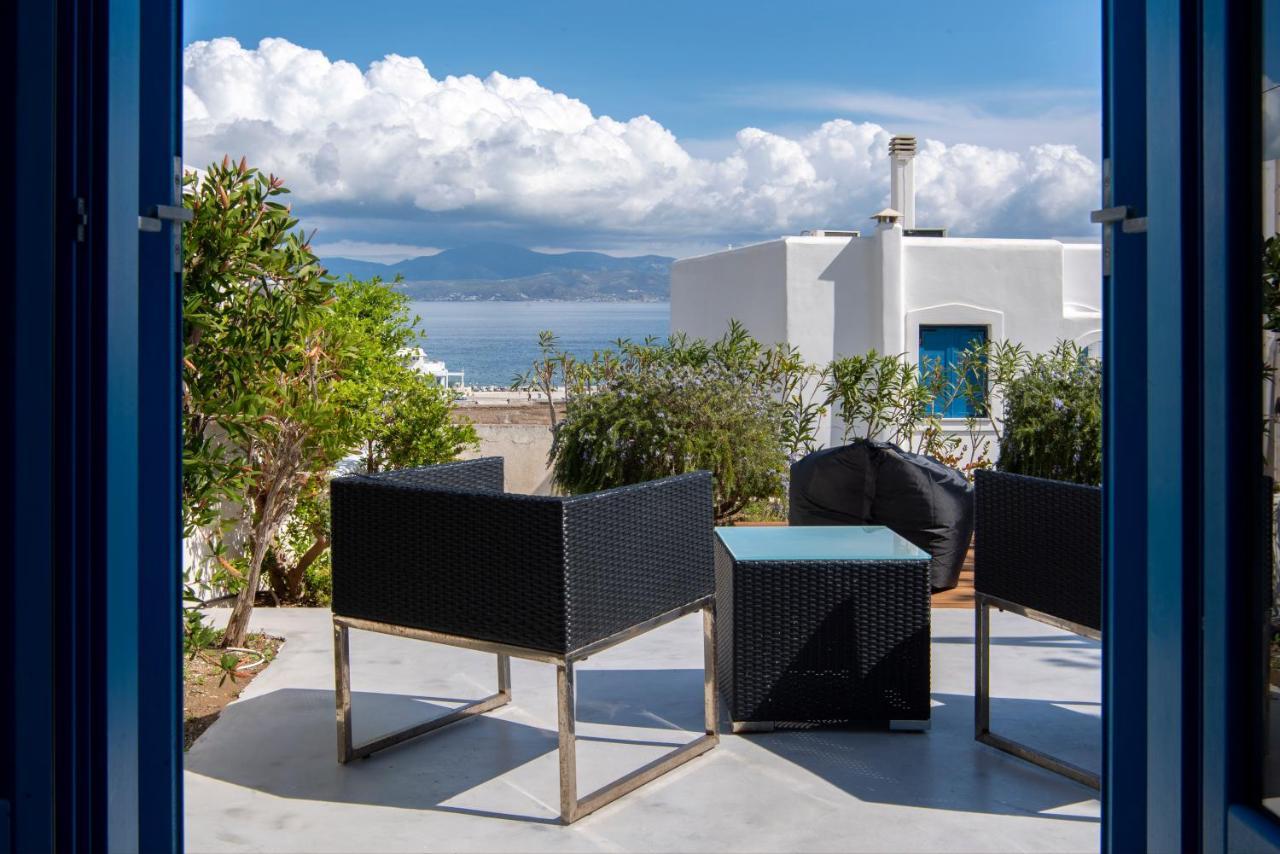 Just Blue With Amazing Sea Views In Piso Livadi Villa Exteriör bild
