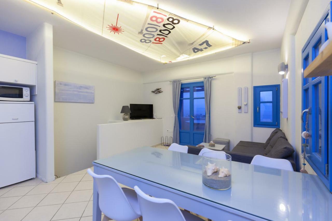 Just Blue With Amazing Sea Views In Piso Livadi Villa Exteriör bild