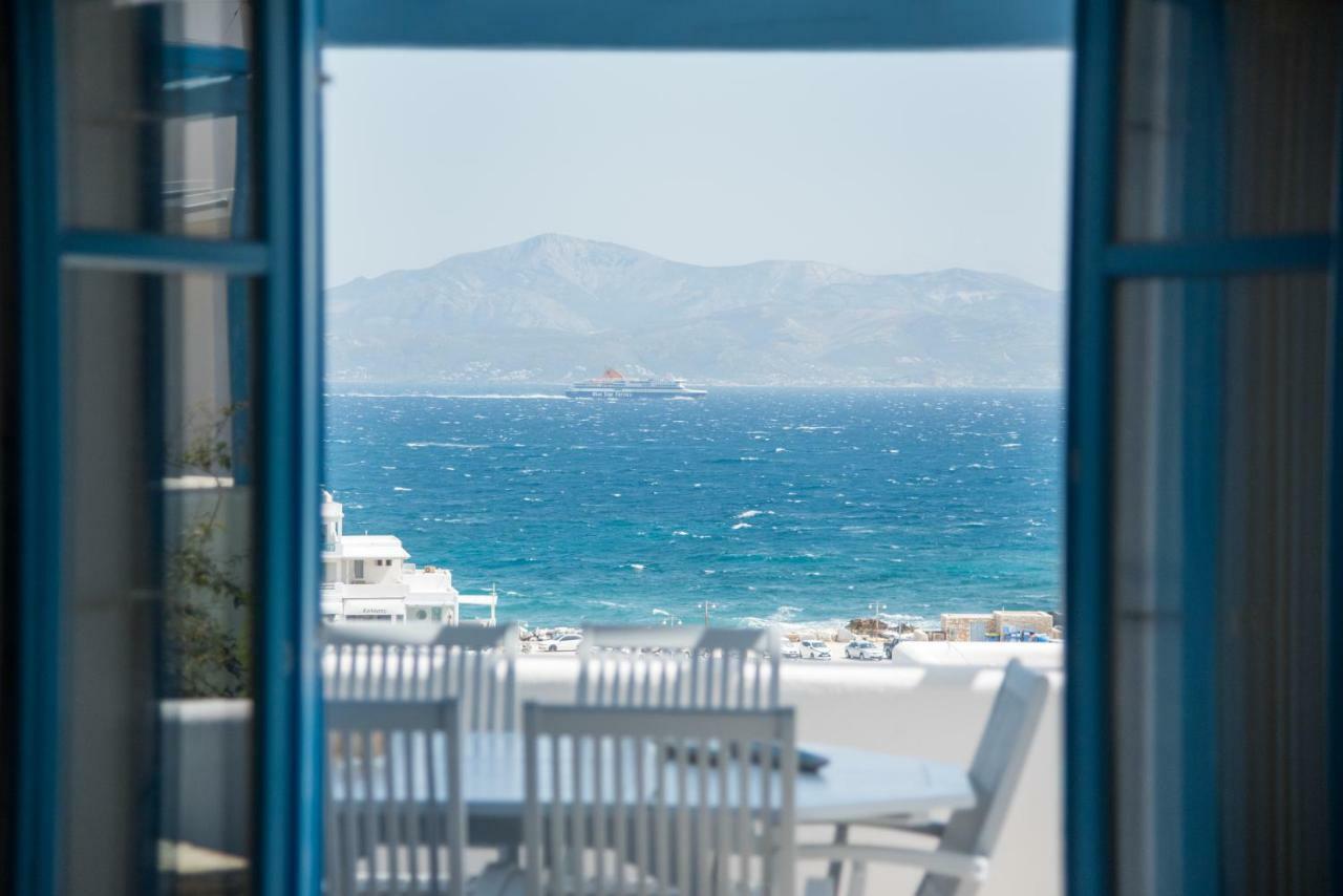 Just Blue With Amazing Sea Views In Piso Livadi Villa Exteriör bild