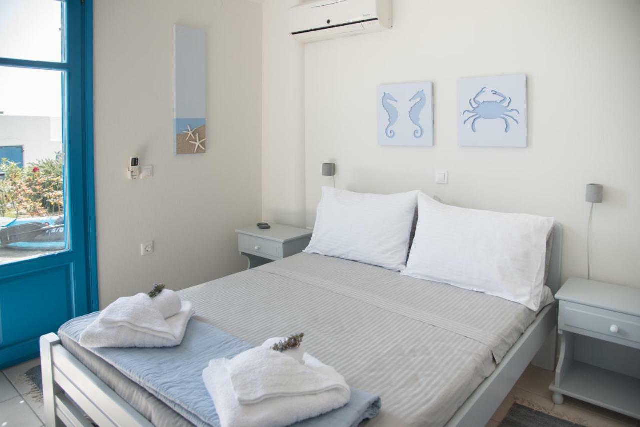 Just Blue With Amazing Sea Views In Piso Livadi Villa Exteriör bild