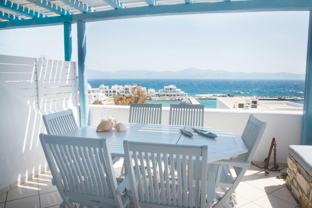 Just Blue With Amazing Sea Views In Piso Livadi Villa Exteriör bild